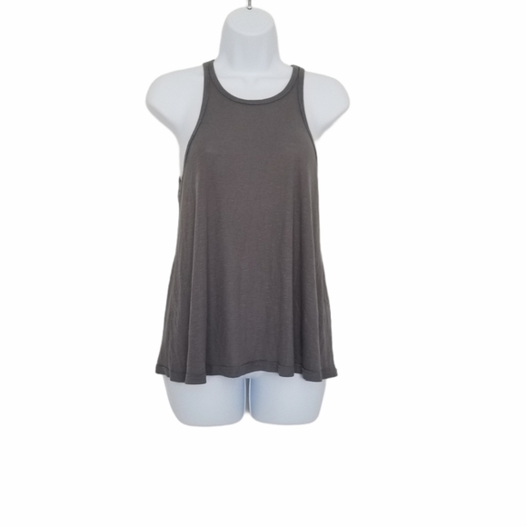 Free People Long Beach Ribbed Flowy Racerback Tank - Picture 1 of 4